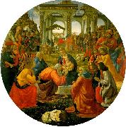 Domenico Ghirlandaio The Adoration of the Magi  aa Sweden oil painting reproduction